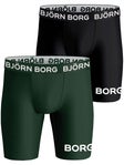 2 boxers longs Homme Bjorn Borg Performance Hiver