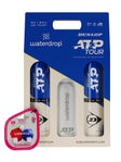 Dunlop ATP Bi-Pack 4 Ball+Waterdrop Bottle+3 Drop Berry