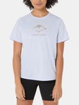 ASICS Women's Fujitrail Logo SS Top Light Blue XS
