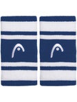 HEAD Striped 5'' Wristband White/Navy