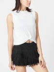 Lucky in Love Women's Twist Front Tank White