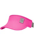 Lucky in Love Women's Logo Stretch Visor Fuchsia