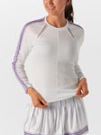 Lucky in Love Damen Lavender Love Langarmtop