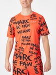 Marc De Paw Herren Milano Orange Brush Crew
