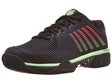 Chaussures Homme KSwiss Hypercourt Express 2 Blk/Grn/Lava - TERRE BATTUE