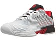 Zapatillas hombre KSwiss Hypercourt Express 2 Blanco/Rojo MOQUETA