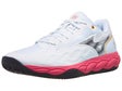 Mizuno Wave Enforce Court SANDPLATZ Herrenschuh Wei&#xDF;/Koralle
