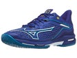 Mizuno Wave Exceed Tour 6 Clay Blue/White/Blue Men Shoe
