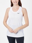 Nike Women Basic Racerback Tank White M