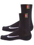 Nike Multiplier 2-Pack Cushioned Crew Socks Black