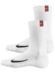 Nike Multiplier 2-Pack Cushioned Crew Socks White