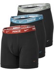 Nike Men's Cotton Stretch 3-Pack Boxer Brief - Bk/Bl/Rd
