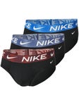 Nike Men's Essential Micro 3-Pack Brief - Bk/Bl