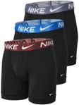 Nike Men's Essential Micro 3-Pack Boxer Brief - Bk/Bl