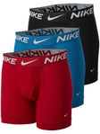 Calzoncillos b&#xF3;xer hombre Nike Essential Micro (Pack de 3) - Rojo/Negro/Azul