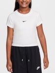 Nike Girl's Basic Slim Crop Top