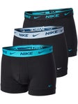 Nike Men's Cotton Stretch 3-Pack Trunk - Black/Blue