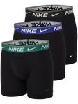 Nike Men Ultra Comfort 3P Boxer Brief Black XL