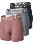 Nike Men's Ultra Comfort 3-Pack Boxer Brief - Grey/Pink