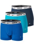 Nike Men's Cotton Stretch 3P Trunk - Navy/Blue