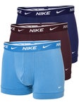 Nike Men's Cotton Stretch 3-Pack Trunk - Blue/Navy/Burg