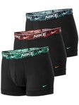 3 boxers Homme Nike Coton Stretch - Noir