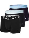 Nike Men's Essential Micro 3-Pack Trunk - Black/Blue