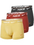 Nike Men's Ultra Comfort 3-Pack Trunk - Grey/Orange