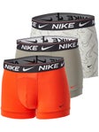 Nike Men's Ultra Comfort 3-Pack Trunk - Print/Orange