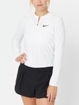 Camiseta manga larga mujer Nike Basic Advantage 1/4 cremallera
