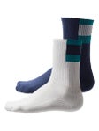 ON High Courtside 2-Pack Socks Ivory/Midnight