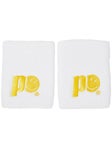 Prince x Smiley Doublewide Wristbands White