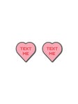 Anti-vibrazione Racquet Inc Text Me Heart - Conf. da 2