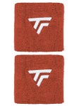 Tecnifibre 2-Pack Singlewide Wristbands Red
