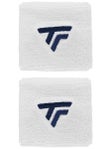 Tecnifibre 2-Pack Singlewide Wristbands White