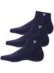 Tecnifibre 3-Pack Low Cut Socks Navy 35/39