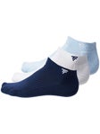 Tecnifibre 3-Pack Low Cut Socks White/Navy/Blue