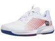 Chaussures Homme Wilson Kaos Swift 1.5 Blanc/Bleu/Rouge - TOUTES SURFACES