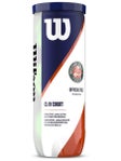 Tubo da 3 palline Wilson Roland Garros - Terra Battuta