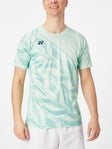 Yonex Men Uni Tonal Print Crew Green S