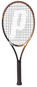 Prince Warrior 107 Schwarz/Bronze (275g) Tennisschläger (Besaitet) 