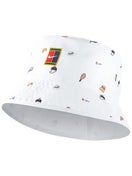 White Nike Bucket Hat With String