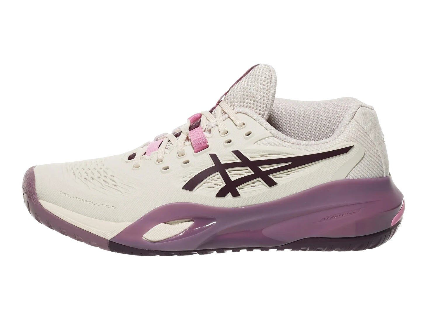 Scarpe Asics Gel Resolution X Oat/Aubergine Donna - TUTTE LE SUPERFICI