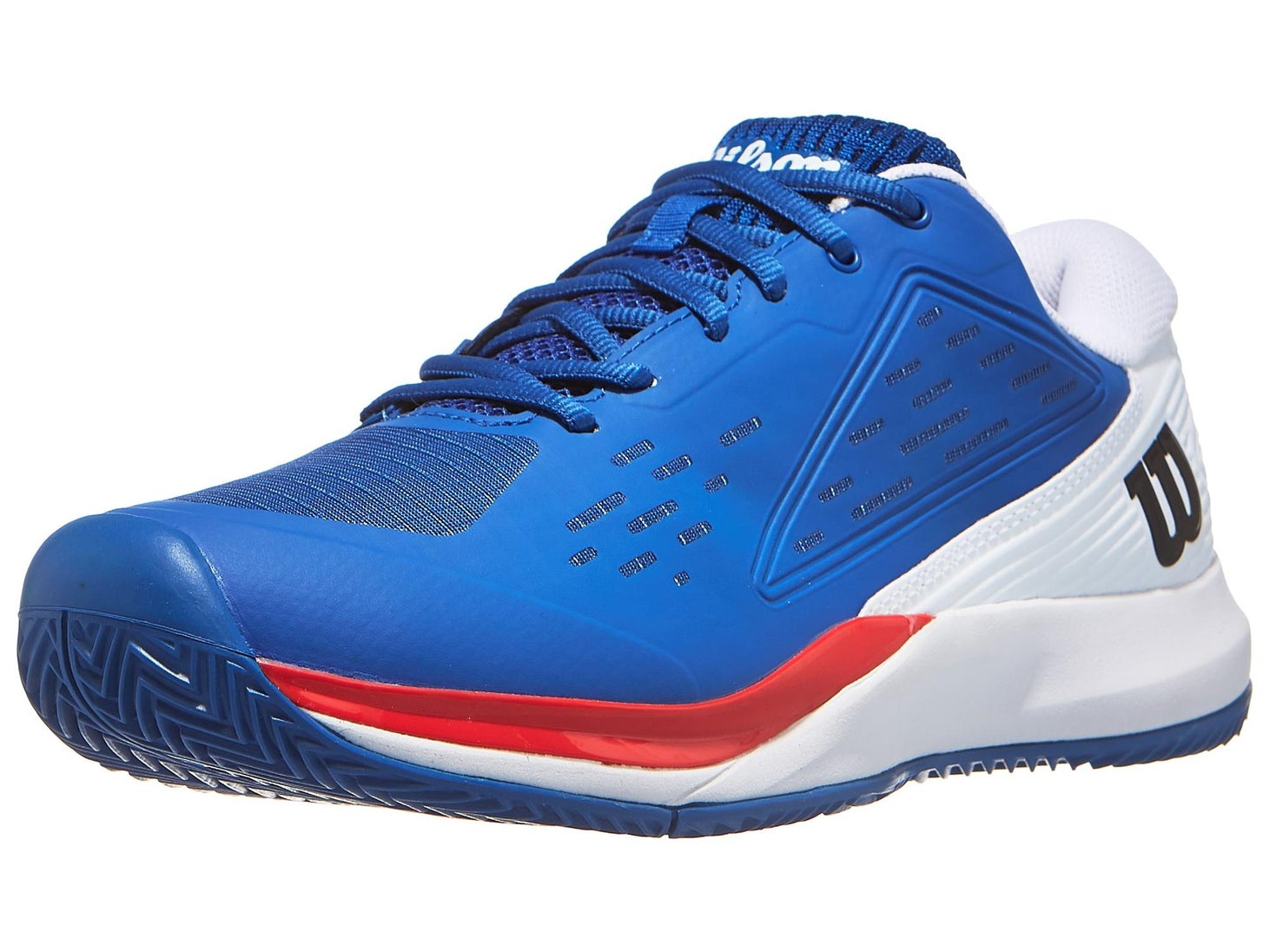 Wilson Rush Pro Ace Clay Dejavu Blue Wh Infrared M Shoe 