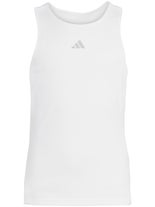 adidas Girl's Core Club Tank White