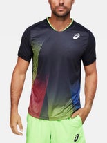 Asics Men Fall Match Graphic Crew Black M