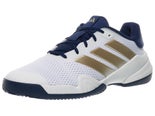 Chaussures Junior adidas Barricade K White/Dark Blue - TOUTES SURFACES