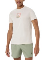 Asics Men's Core Court Graphic T-Shirt Soft Oat