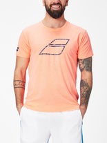 Babolat Men Exercise Big Flag T-Shirt Coral M