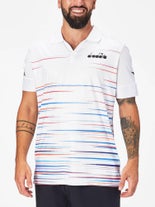 Diadora Men Spring Icon Polo White XL